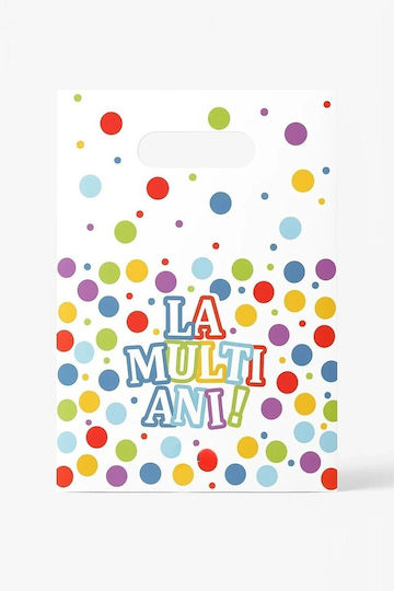 Plastik Tasche für Geschenke Bunt 16.5x25cm. 10Stück