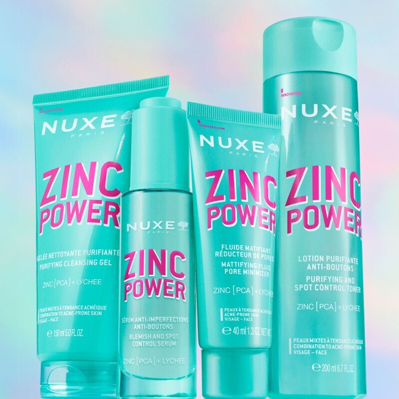 Nuxe Zinc Power Light Ρυθμιστική Λεπτόρρευστη Κρέμα Προσώπου 40ml