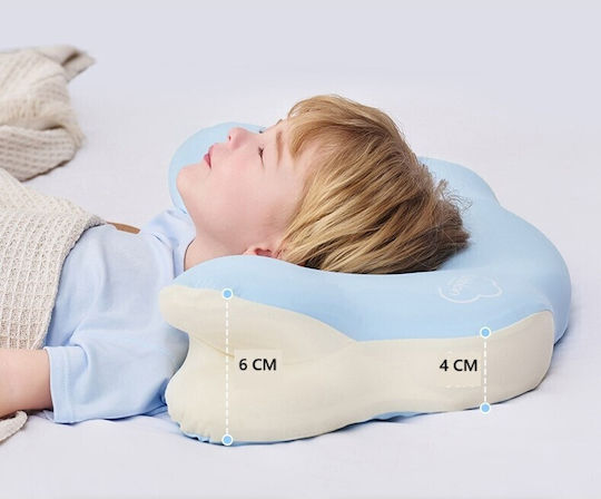 Παιδικό Μαξιλάρι Ύπνου Memory Foam Blue 38x67εκ.