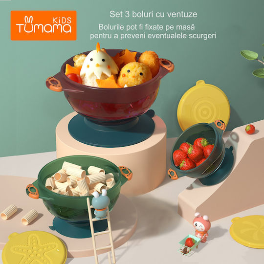 Tumama Kids от Силикон Многоцветен 3бр