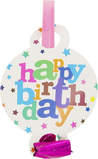 Set 6 Suflători Flippy Colecția Happy Birthday 19 X 11 Cm Realizate Din Carton Plastic Hârtie Multicolore