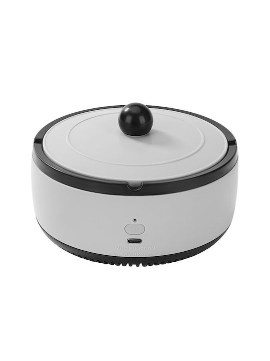 Multifunctional Ashtray Absorption Flippy Usb Charging Air Purifier Smoke Absorption Ashtray 14.5 X 14 X 7.5 Cm Gray Multifunctional Ashtray Absorption Flippy Usb Charging Air Purifier Smoke Absorption Ashtray 14.5 X 14 X 7.5 Cm Gray