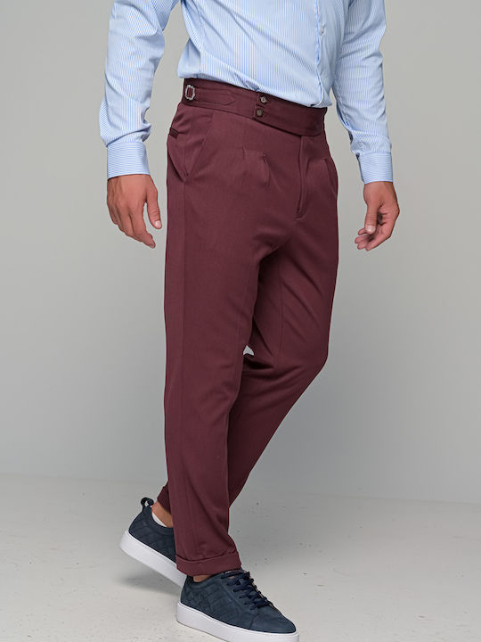 Alessandro Pantaloni Elastic Bordeaux