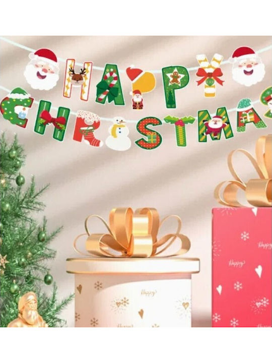 Decorațiune De Crăciun Flippy Banner Tip 16 Bucăți Ușă Perete Multicolor Șnur Inclus Model C