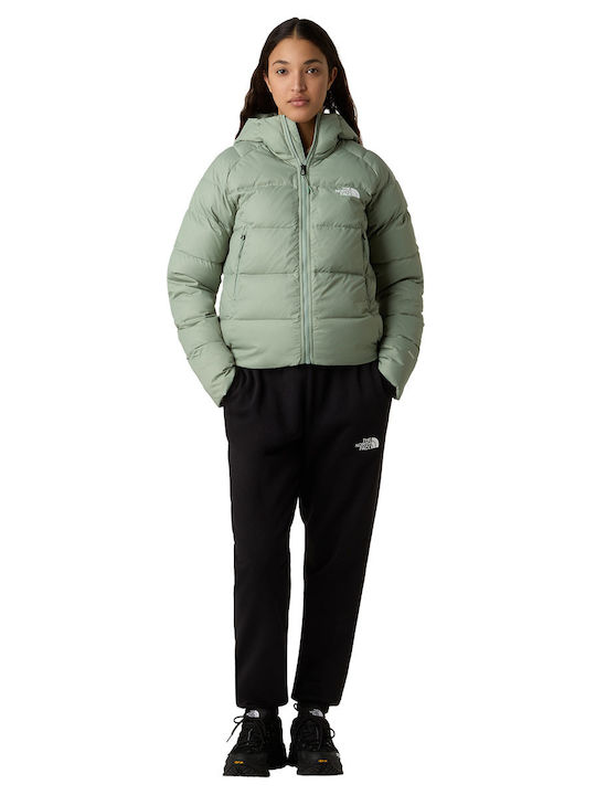 Hyalite Crop Γυναικείο Puffer Μπουφάν για Χειμώνα Χακί