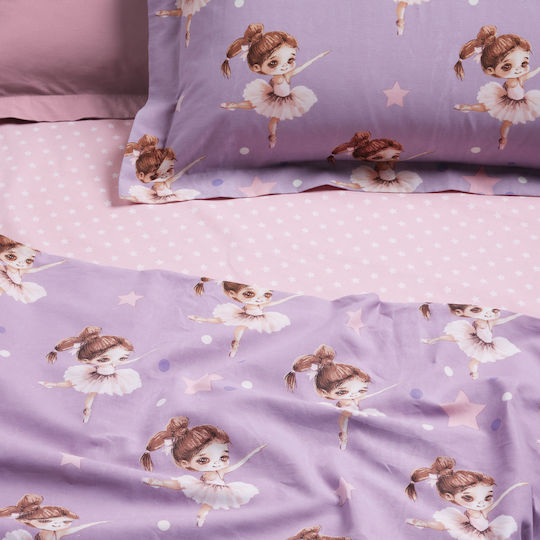 Das Home Σετ Μονά 4972 Pink, Purple 170x260cm