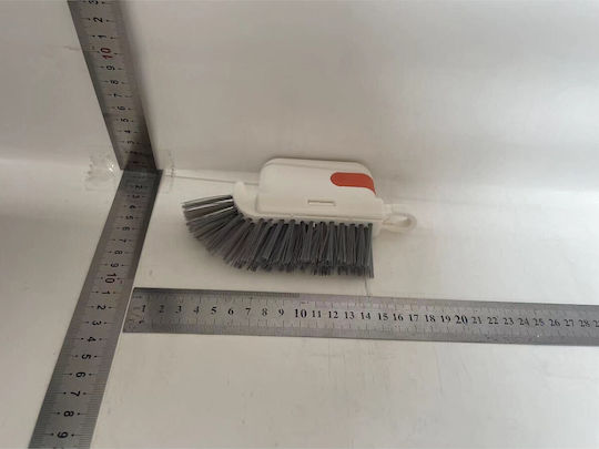 Flippy Perie De Curățare Multifuncțională 3 În 1 Pentru Bucătărie Vase Geamuri Cap Detasabil 9x15x2.5 Cm Portocaliu