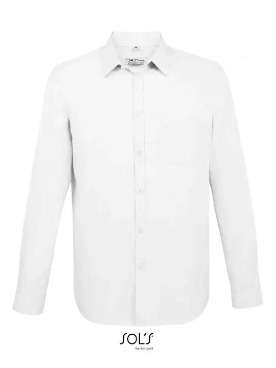 Baltimore Langärmlig Hemd White
