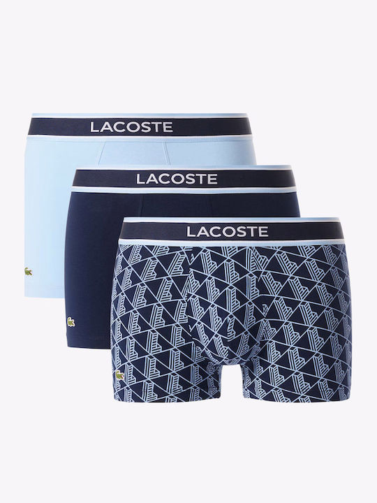 Lacoste Μποξεράκια 3Pack Blue