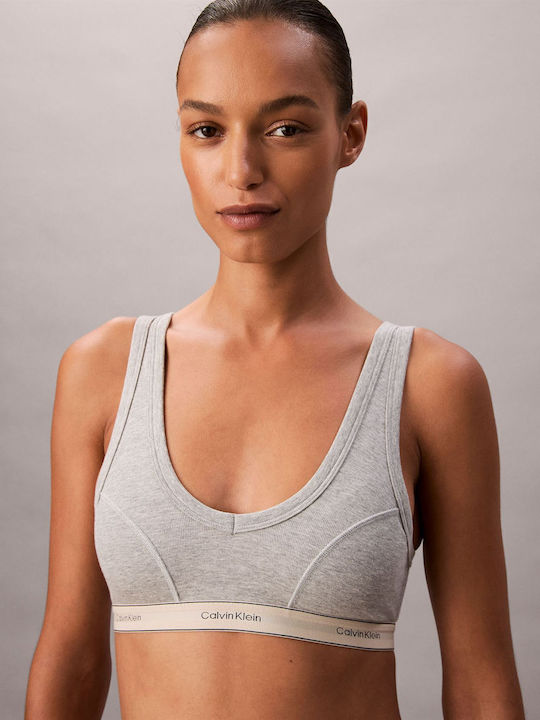 Calvin Klein Γυναικείο Μπουστάκι Grey Heather Calvin Klein Γυναικείο Μπουστάκι Grey Heather