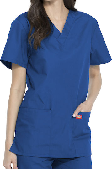 Dickies Unisex Blue Pants & Blouse Set Cotton and Polyester
