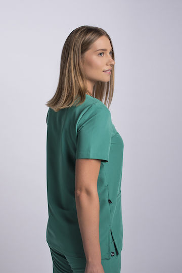 Numascrubs Women's Green Medical Blouse