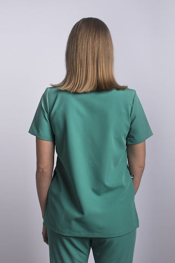 Numascrubs Women's Green Medical Blouse