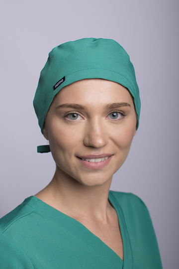 Numascrubs Women's Green Surgical Cap