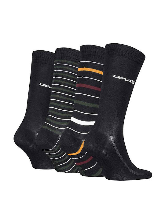 Levi's Combo Ανδρικές Κάλτσες Black 4Pack Levi's Combo Ανδρικές Κάλτσες Black 4Pack