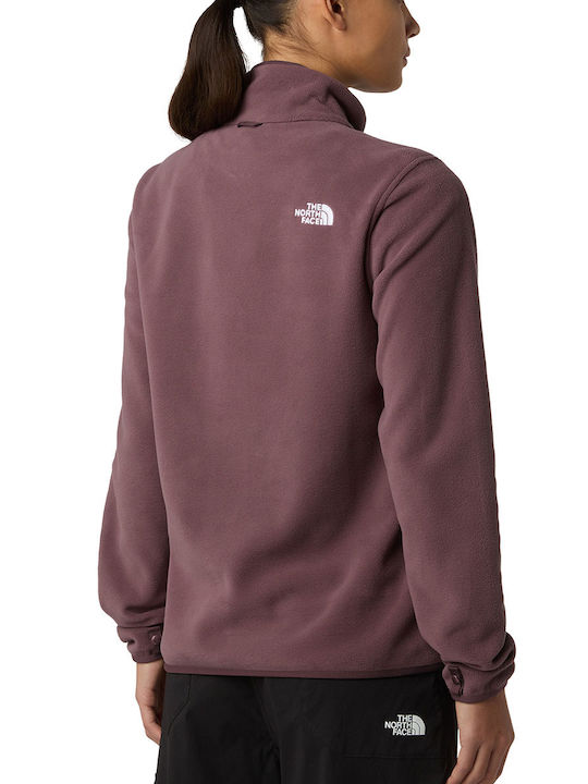 Glacier Women's Cardigan with Zipper Tawny, Purple