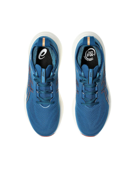 Gel-Nimbus 26 Sport Shoes Running Rich Navy / Faded Orange