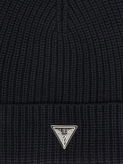 Beanie Unisex Beanie Knitted in Black color