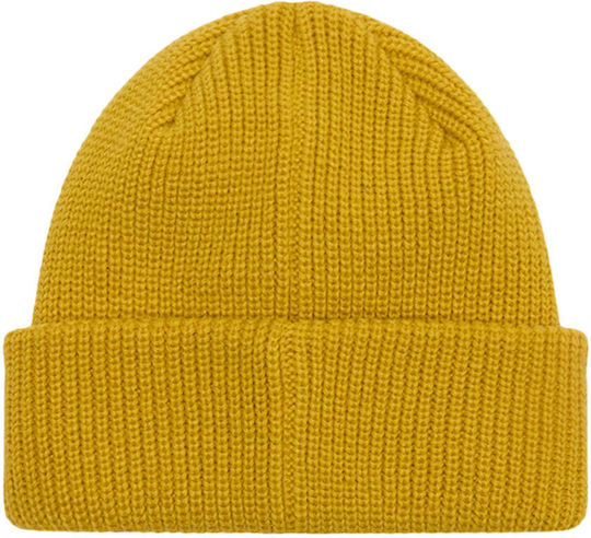 Future Beanie Masculin Căciulă Tricotat în culoarea Auriu