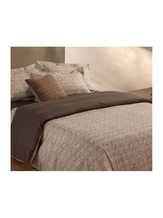 Nef-Nef Homeware Пухено Куинсайз 240x230бр Cardynal Beige/grey 300 г/м²Gsm