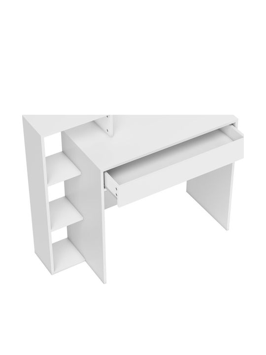 Computer Office Wooden White 100x40x90cm