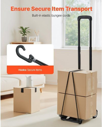 Vevor Lifting & Pulling Equipment Cart Black