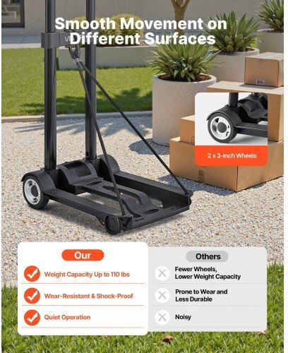 Vevor Lifting & Pulling Equipment Cart Black