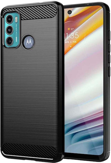Задна корица Силикон Черен (Moto G60)