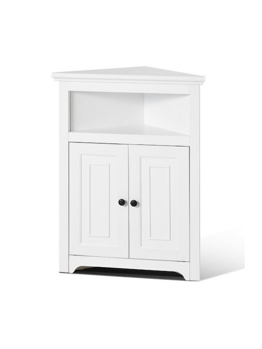Entry Furniture with Wardrobe White 32x84x64cm
