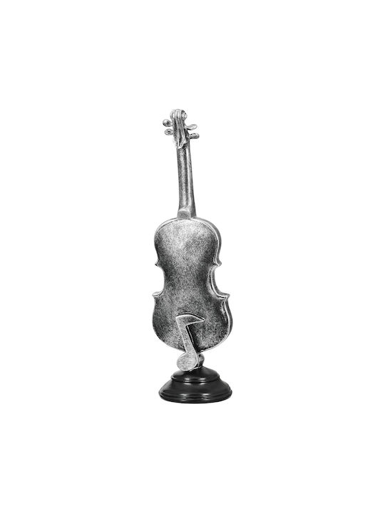 Sculpture Synthetic Resin Silver 2 Variety 15x10x37cm 15x10x37cm