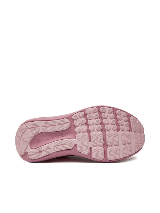 Charged Surge 4 Damen Sportschuhe Laufen Rosa