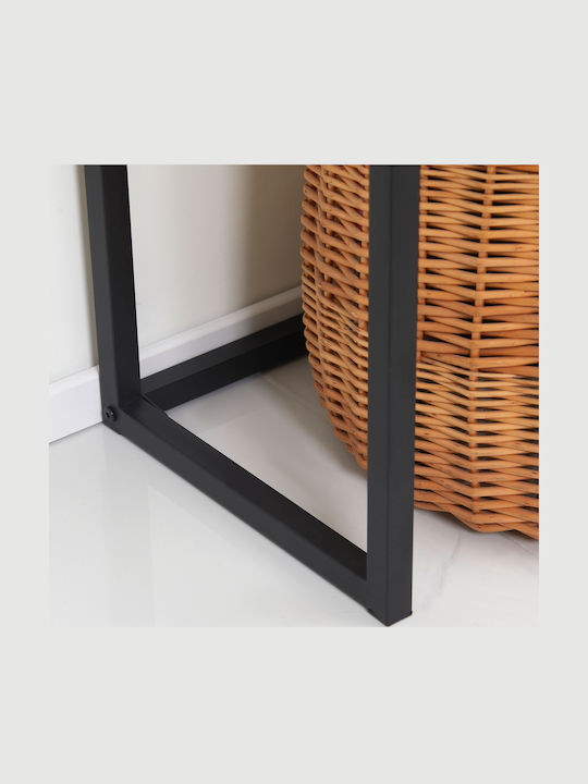 Konsole Ξύλο Και Μαύρο L80xB30xH76cm