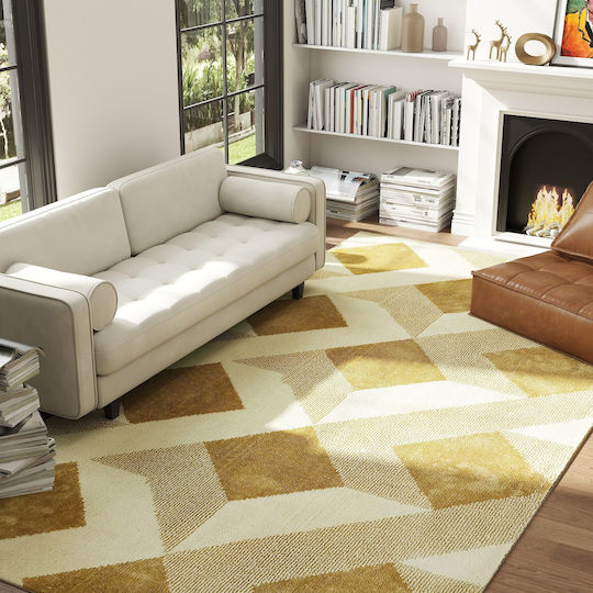 HomCom Σετ Χαλιά Κρεβατοκάμαρας Κίτρινο 83C-020V01YL 3τμχ