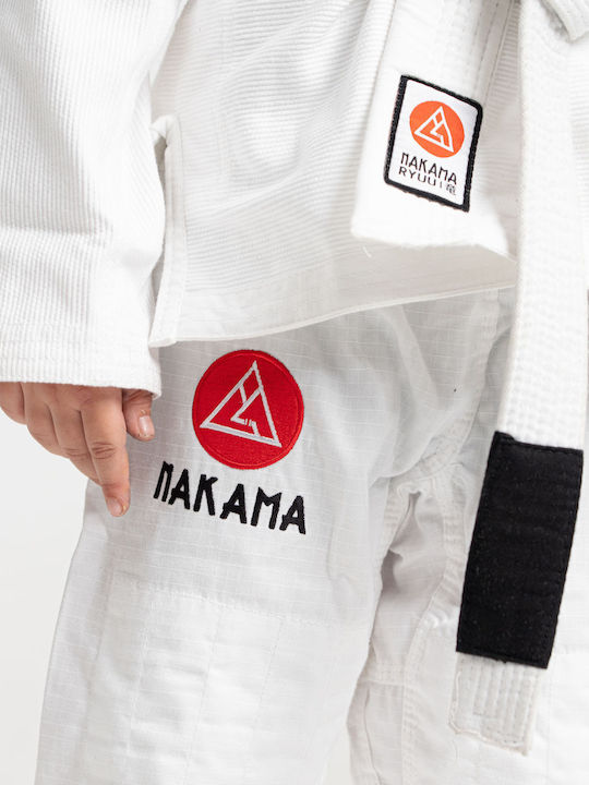 Nakama Kids Brazilian Jiu Jitsu Uniform White