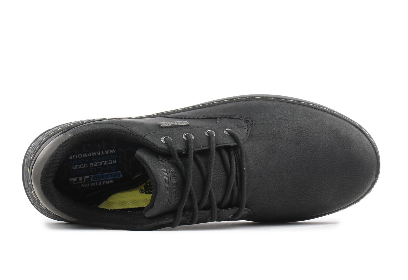 Skechers Men's Leather Casual Shoes Black 205234-BLK | Skroutz.mt
