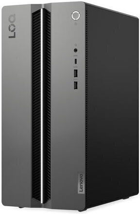 Lenovo LOQ Tower 17IAX10 Гейминг Настолен Компютър (Ultra 7-255HX/32GB DDR4/1.0TB SSD/GeForce RTX 5060 Ti/W11 Home) Луна ГрейъндРейвън Черен