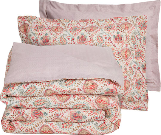 Das Home Duvet Cover Set Single with Pillowcase 160x240 Casual 5437 Multicolor