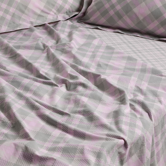 Das Home Σετ Υπέρδιπλη 220x240cm 5436 Mint, Pink