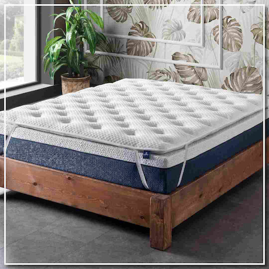Topper Saltea Aloe Vera Soft 7 Cm Capitonné Husă 140x190 2etopaloes7-140190