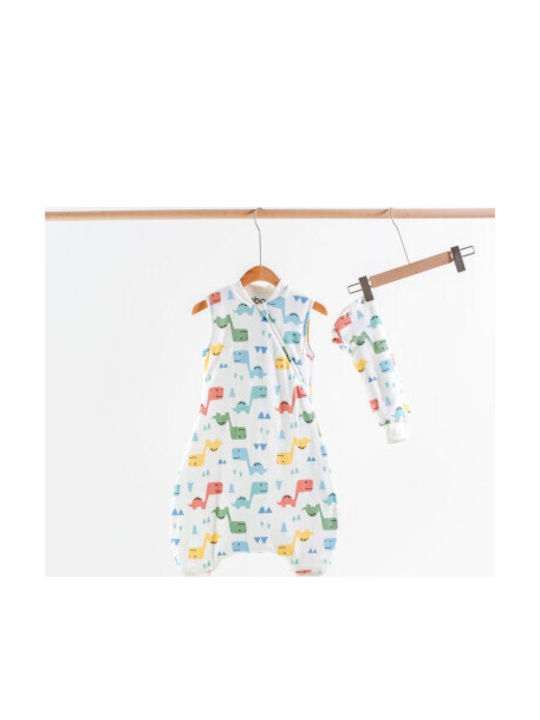 abo Winter Sleeping Bag with Feet 2.5 Tog Dino with Detachable Sleeves
