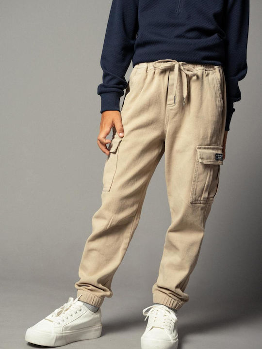 Pantaloni Cargo din Material Textil pentru Copii BEZ