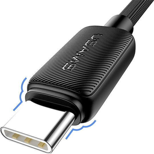 Usams Usams USB Typ-C Kabel USB 2.0 Männlich - USB-A Weiß 2m SJ693USB02
