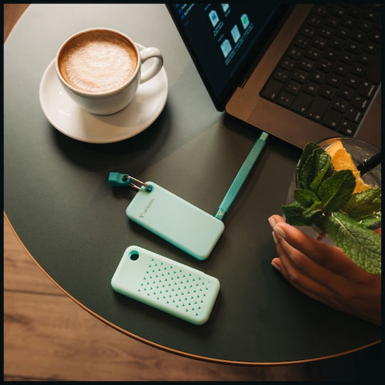 Verbatim Pocket USB 3.2 External SSD 1TB M.2 Polar Blue / Black