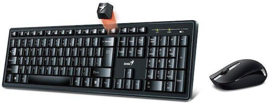Rapoo KM-8200 Fără fir Set tastatură și mouse Engleză US