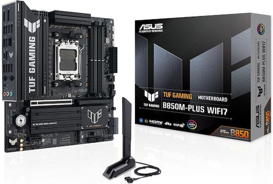 Asus TUF GAMING B850M-PLUS WIFI7 Mainboard Micro ATX mit AMD AM5 Sockel