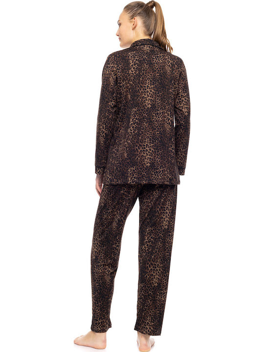 Pink Label Winter Damen Pyjama-Set