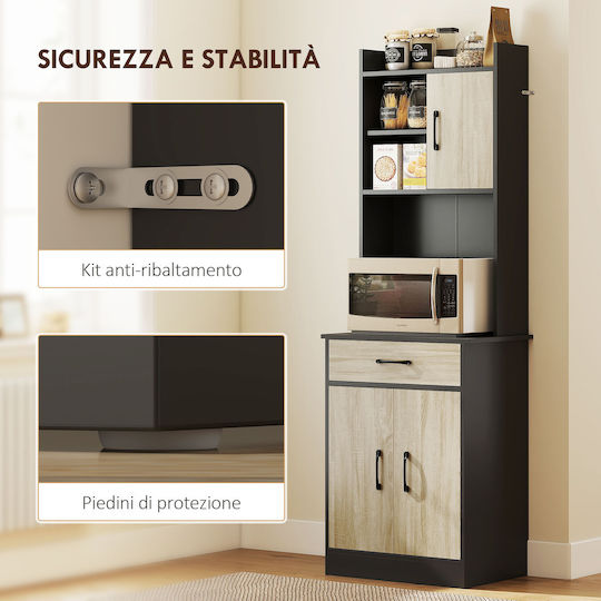 Negru 60x40x180 cm