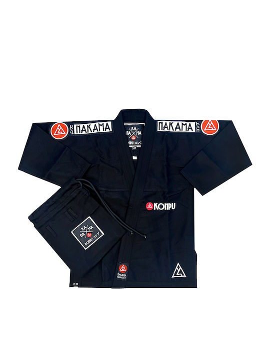 Nakama Ανδρική Στολή Brazilian Jiu Jitsu Μαύρη