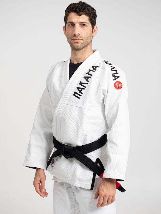 Nakama Uniform Brasilianisches Jiu Jitsu Weiß