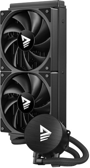 Savio NOX 240 mm Water Cooling System AIO CPU With 2 Fans 120mm And ARGB Lighting